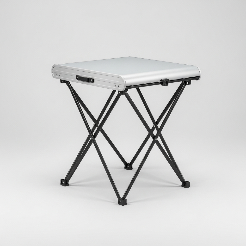 Roll-Top Folding Camp Table